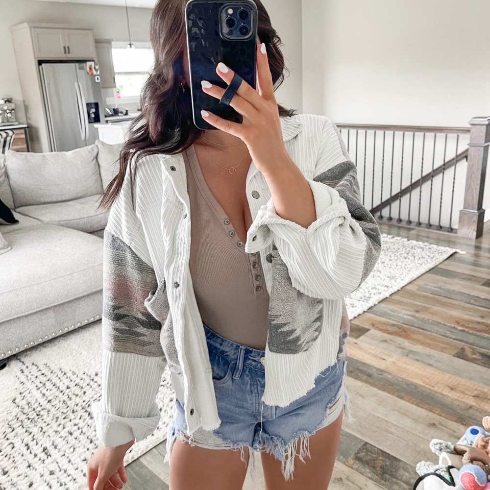 Aztec Corduroy Jacket